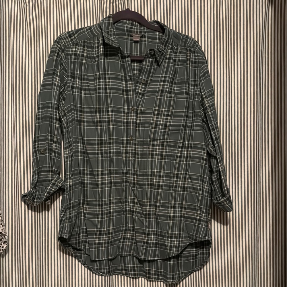 Women’s Eddie Bauer Flannel Popover Shirt